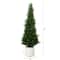 4ft. UV-Resistant Cedar Tree in White Planter